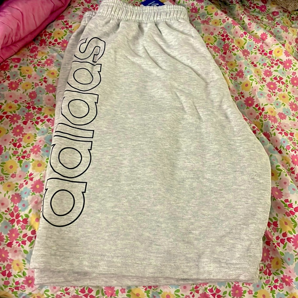 brand new adidas sweat shorts!!!!